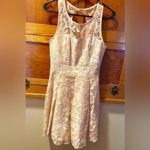 Forever 21 Pink Lace Dress